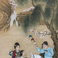 An Exquisite Chinese Ink Painting Hanging Scroll By Chen Mei