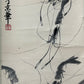 An Exquisite Chinese Ink Painting Hanging Scroll By Qi Baishi