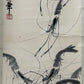 An Exquisite Chinese Ink Painting Hanging Scroll By Qi Baishi