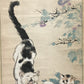 An Exquisite Chinese Ink Painting Hanging Scroll By Xu Beihong