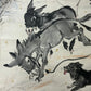 An Excellent Chinese Ink Painting Hanging Scroll By Huang Zhou