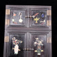 A perfect pair of zitanwood inlaid gem treasure map cabinets