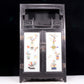 A perfect pair of zitanwood inlaid gem treasure map cabinets