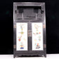 A perfect pair of zitanwood inlaid gem treasure map cabinets