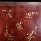 An exquisite zitanwood lacquered gold-embedded vase pattern table screen