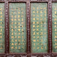 An exquisite zitanwood table screen inlaid with jasper dragon patterns