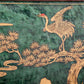 An exquisite zitanwood inlaid with jasper, gold inlaid with gems, landscape and figures pattern table screen