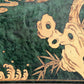 An exquisite zitanwood inlaid with jasper, gold inlaid with gems, landscape and figures pattern table screen