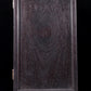 An exquisite zitanwood cabinet inlaid with gems and patterns of fortune, wealth, longevity and happiness