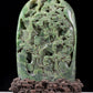 An exquisite jasper landscape figure ornament