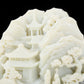 An exquisite white jade landscape figure ornament