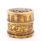 An exquisite gilt bronze censer with auspicious cloud patterns