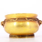 An exquisite gilt bronze lion-ear censer