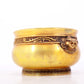 An exquisite gilt bronze lion-ear censer