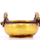 An exquisite gilt bronze dragon ear censer