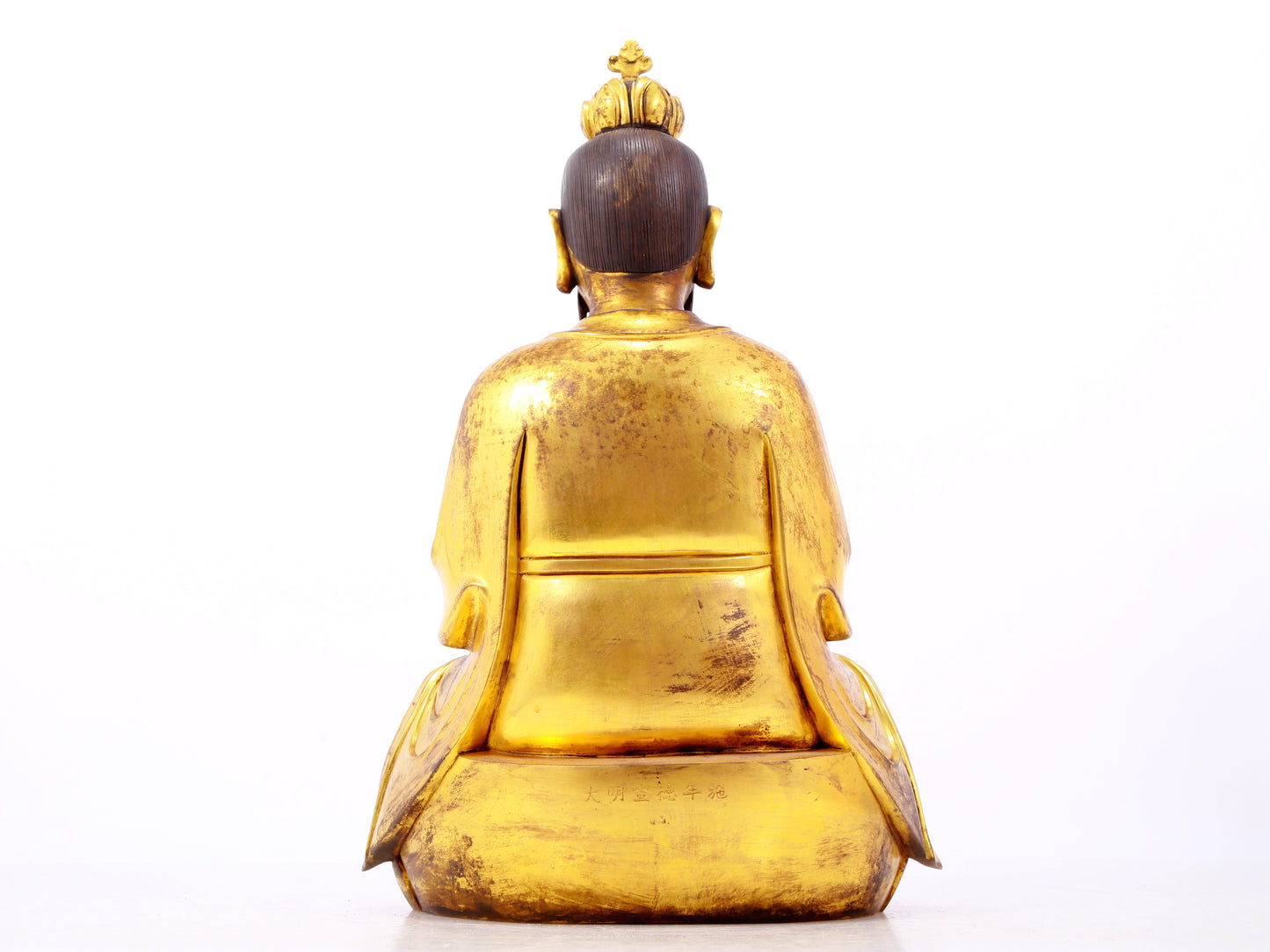 A solemn, solemn, a solemn gilt bronze Taiyi Zhenren