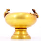 An exquisite gilt bronze dragon ear censer