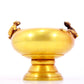 An exquisite gilt bronze dragon ear censer