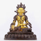 A solemn gilt bronze statue of Bodhisattva