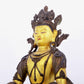 A solemn gilt bronze statue of Bodhisattva