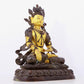 A solemn gilt bronze statue of Bodhisattva