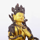 A solemn gilt bronze statue of Bodhisattva