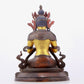 A solemn gilt bronze statue of Bodhisattva