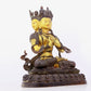 A solemn gilt bronze statue of Bodhisattva