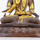 A solemn gilt bronze statue of Bodhisattva