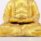 Three solemn gilt bronze statues of Sakyamuni