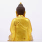 Three solemn gilt bronze statues of Sakyamuni