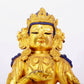 A solemn gilt bronze statue of Bodhisattva