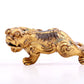 An exquisite gilt copper auspicious animal ornament