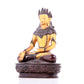 A solemn gilt bronze statue of Bodhisattva