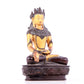 A solemn gilt bronze statue of Bodhisattva