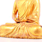 Three solemn gilt bronze statues of Sakyamuni