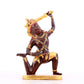 A solemn gilt bronze Vajra statue