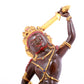 A solemn gilt bronze Vajra statue
