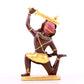 A solemn gilt bronze Vajra statue