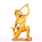 A solemn gilt bronze Vajra statue
