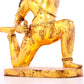 A solemn gilt bronze Vajra statue