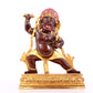 A solemn gilt bronze Vajra statue