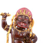 A solemn gilt bronze Vajra statue