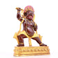 A solemn gilt bronze Vajra statue