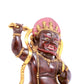 A solemn gilt bronze Vajra statue