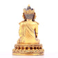 A solemn gilt bronze statue of Bodhisattva