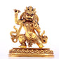 A solemn gilt bronze Vajra statue