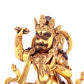 A solemn gilt bronze Vajra statue
