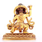 A solemn gilt bronze Vajra statue