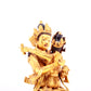 A solemn gilt bronze Vajrasattva hammer statue